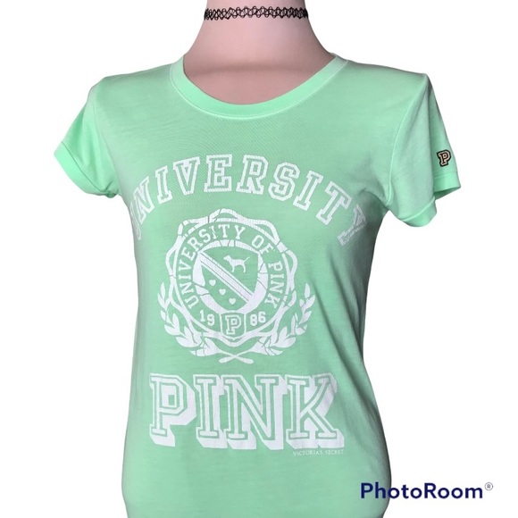 PINK University of Pink tee pistachio green L - Picture 3 of 7